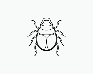 Dung Beetle Coloring Page Insect Life Cycle Educational Coloring
