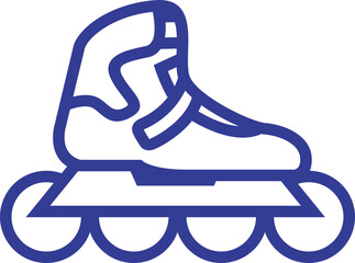 Sport Shoes Line Icon Element Set