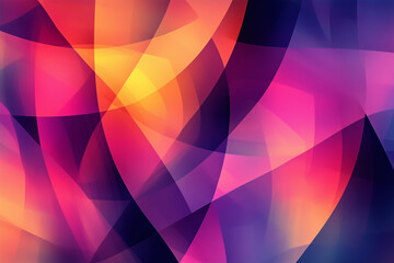 Cubism-style abstract smooth patterns