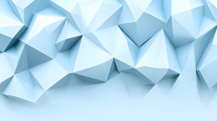 Obraz premium Abstract Light Blue Polygonal Background Texture