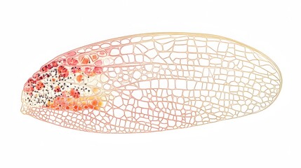 Dragonfly Wing Closeup Detailed Macro Photography