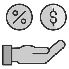 Tax Icon Element For Design