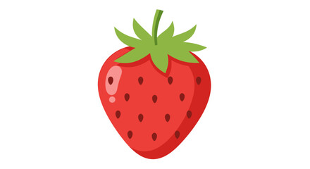 Fototapeta premium Illustration of a strawberry
