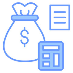 Accounting Icon Element For Design
