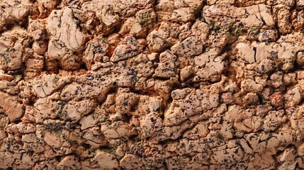 Fototapeta premium Close-up of seamless cork texture in earthy tones - natural simplicity and organic elegance