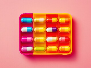 Colorful Pill Organizer