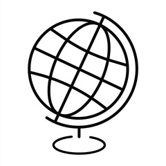 globe icon. vector illustration