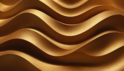 Obraz premium Abstract golden waves background elegant gold wavy texture modern design