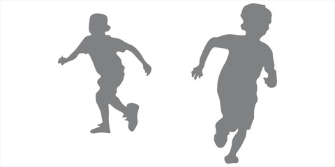 silhouettes of people working group of standing business people. business men and women vector icon. gray.