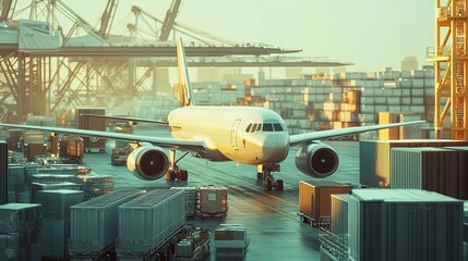 A time-sensitive air cargo operation with urgent shipments.