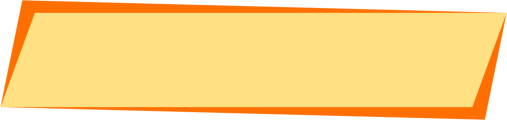 Simple flat title box vector for labels, headers, UI design, presentations, infographics, and modern templates. Clean and versatile graphic element for professional layouts.