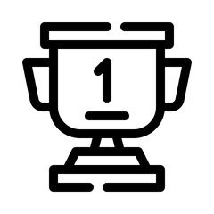 Champion Cup line icon
