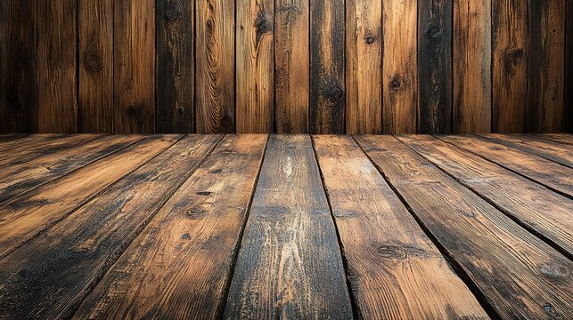 Rustic Charred Wood Wall and Floor Background Texture