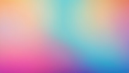 Obraz premium Smooth colorful gradient backdrop with pink yellow and blue pastel shades
