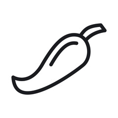 Chilli icons vector icon design. modern flat and line design