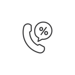 Loan call icons vector icon design. modern flat and line design