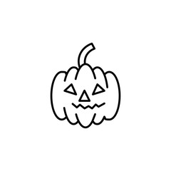 Pumpkin icons vector icon design. modern flat and line design