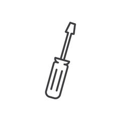 Screwdriver icons vector icon design. modern flat and line design