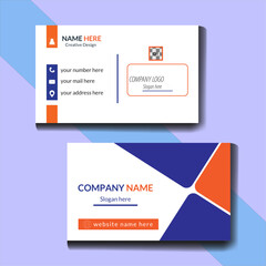creative modern business card template design