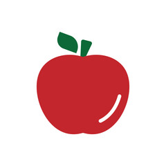 apple  logo icon illustration flat
