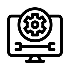 Obraz premium Troubleshooting Tools line icon