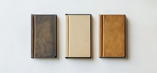 Minimalist Leather-Bound Notebooks