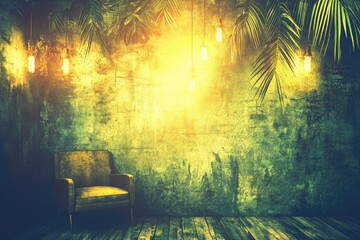 Vintage Tropical Room