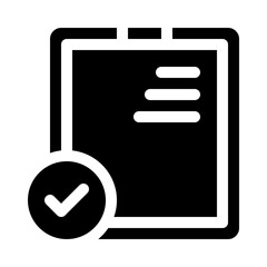 Clipboard glyph icon