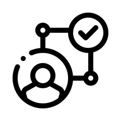 Customer Journey line icon