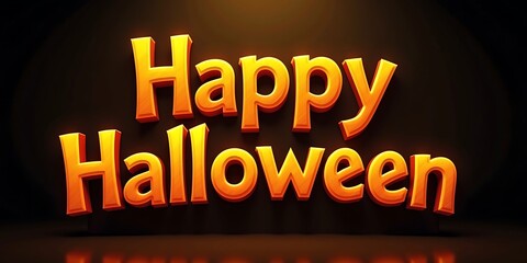 Halloween typography background