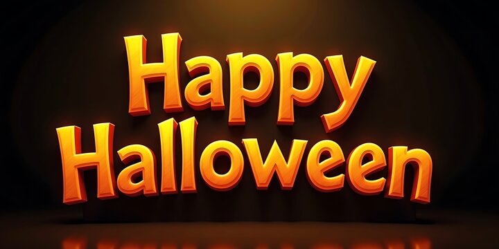 Halloween typography background