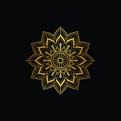 Download Mandala design in golden color Stock Vector and explore similar vectors at Adobe Stock