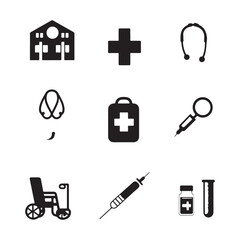 Simple and Modern Medical Icon Pack for Health-Related Projects