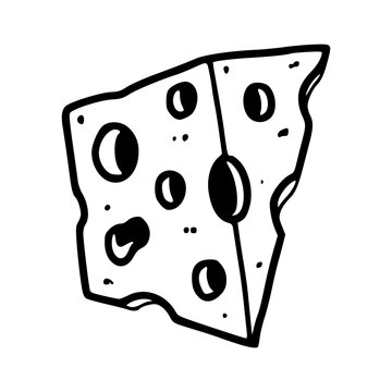 recommend clip art: swiss cheese slice vector