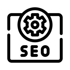 SEO line icon
