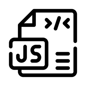 JavaScript line icon