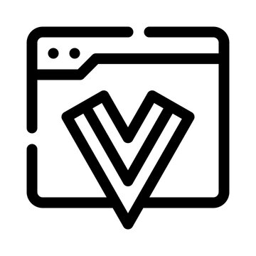 Vue.js line icon