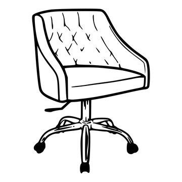 recommend clip art: office chair vector illustration