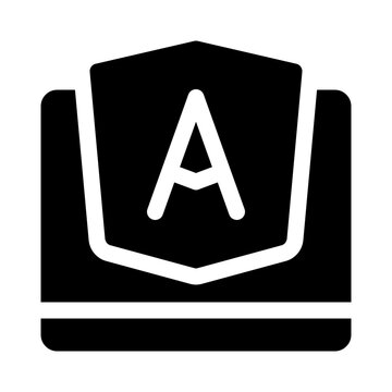 Angular glyph icon