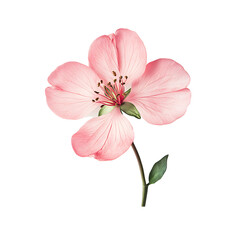 Pink flower blossom, delicate petals, spring bloom