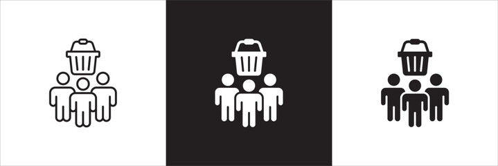 Consumer icon. online shopping user buyer icon. Shopper symbol. Customer sign. Icon symbol suitable for self service store, customer, buy. Vector  illustration