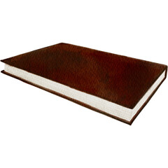 本　水彩画　アンティーク　ノート　イラスト