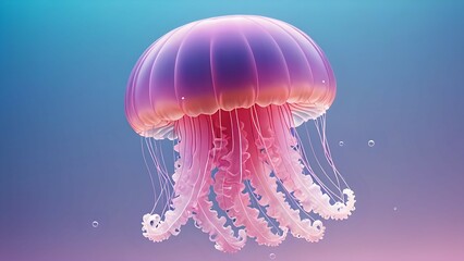 Pink Jellyfish Underwater Ocean Aquatic Life Sea Creature