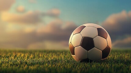 Exciting soccer game action open field sports photography sunny environment close-up view team spirit