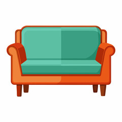 sofa isolated on white background