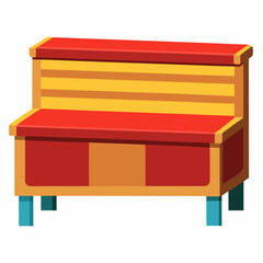 wooden chair isolated on white