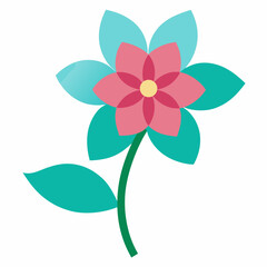 vector illustration of a flower