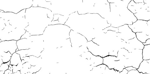 High-Resolution Vector Texture of Dry Cracked Earth with Transparent Background – Grunge Distressed Overlay Featuring Natural Split Lines and Soil Fractures	
