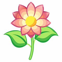 vector illustration of lotus flower