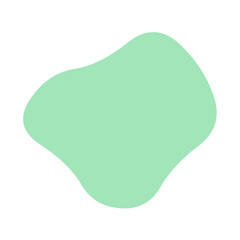 Abstract doodle shape decorative element